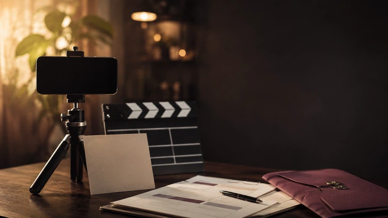 Reels Script Template for Hooks, Proof and Action — creator planning visual.