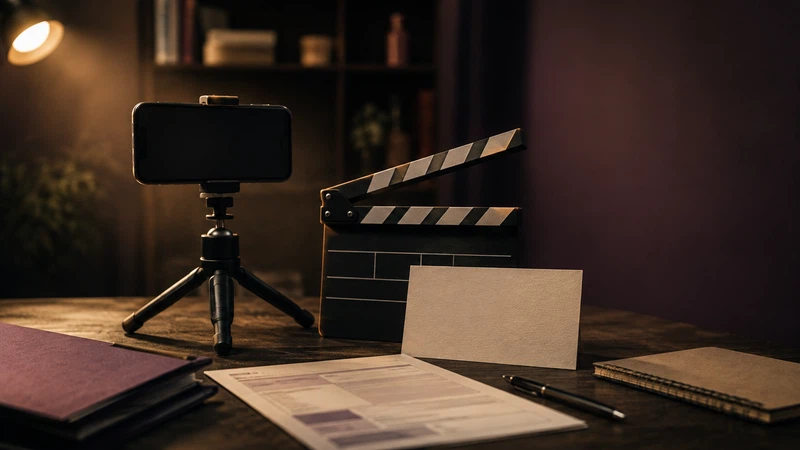 Short-Form Video Script Template for Clear, Natural Delivery — creator planning visual.