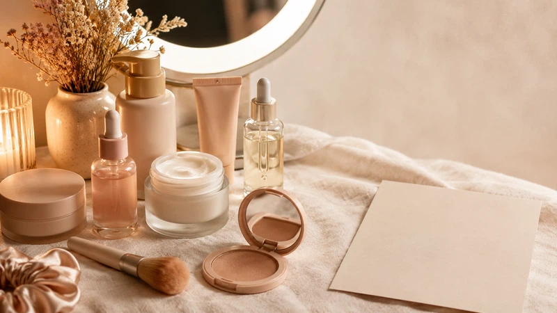 Skincare Content Ideas Beyond Before-and-After — creator planning visual.