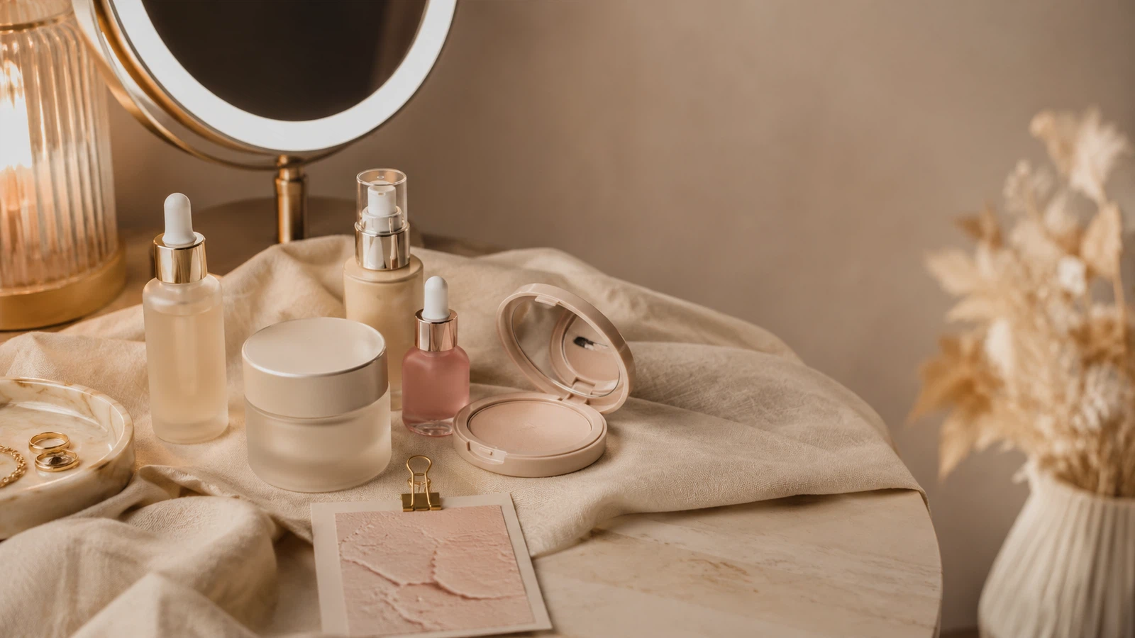 Skincare Product Video Ideas with Safe Visual Evidence — creator planning visual.